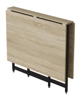 Обеденный стол Ferrum-Decor Woody 75x130x90 Oak Sonoma/Black (VOODY3003) фото №2 — интернет-магазин Desire.md