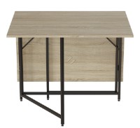 Обеденный стол Ferrum-Decor Woody 75x130x90 Oak Sonoma/Black (VOODY3003) фото №4 — интернет-магазин Desire.md