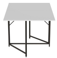 Обеденный стол Ferrum-Decor Woody 75x130x90 White/Black (VOODY3006) фото №3 — интернет-магазин Desire.md