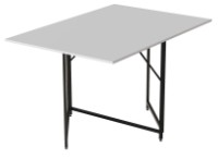 Обеденный стол Ferrum-Decor Woody 75x130x90 White/Black (VOODY3006) фото №4 — интернет-магазин Desire.md