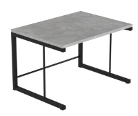 Полка Ferrum-Decor Kitchen K301 40x55x35 Beton/Black (KITCH30107) фото №4 — интернет-магазин Desire.md