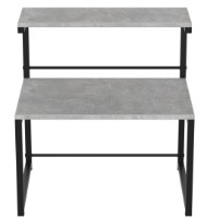 Полка Ferrum-Decor Kitchen K302 59x55x35 Beton/Black (KITCH30207) фото №5 — интернет-магазин Desire.md