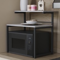 Полка Ferrum-Decor Kitchen K302 59x55x35 Beton/Black (KITCH30207) фото №1 — интернет-магазин Desire.md