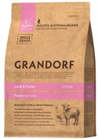 Hrană uscată pentru câini Grandorf Puppy Lamb & Turkey 3kg