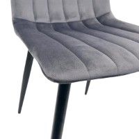 Scaun Deco DC-90P N20 Grey/Black Legs imaginea #4 — magazin online Desire.md