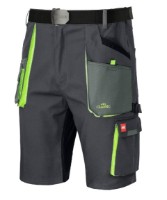 Pantaloni scurți de lucru Art.MaSter Work Classic Stretch Slim Dark Grey/Green, s.58