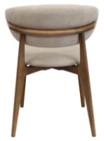 Scaun Deco Roses Mustang Cream/Oak Legs imaginea #2 — magazin online Desire.md
