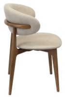 Scaun Deco Roses Mustang Cream/Oak Legs imaginea #3 — magazin online Desire.md