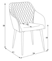 Стул Mobiland Rarra Anka 05 фото №3 — интернет-магазин Desire.md