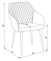 Стул Mobiland Rarra Anka 06 фото №3 — интернет-магазин Desire.md