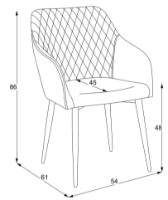 Стул Mobiland Rarra Anka 08 фото №3 — интернет-магазин Desire.md