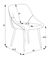 Стул Mobiland Putos Anka 05 фото №3 — интернет-магазин Desire.md