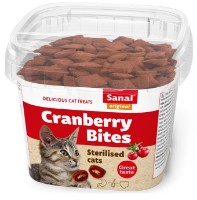Snackuri pentru pisici Sanal Cranberry Bites 75g