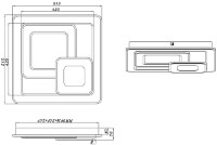 Потолочный светильник Trio 629219331 фото №2 — интернет-магазин Desire.md