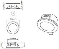 Lampă încorporabilă Trio 652310106 imaginea #3 — magazin online Desire.md