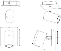 Spot Trio 802400132 imaginea #2 — magazin online Desire.md