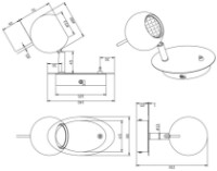 Candelabru de perete Trio Bowie (818070106) imaginea #3 — magazin online Desire.md
