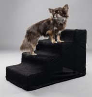 Лестница для собак Flamingo Black (523532) фото №2 — интернет-магазин Desire.md