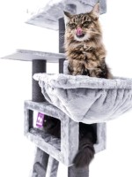 Ansamblu pentru pisici Petrebels Cat Tree Parklane 175 Grey (431361) imaginea #4 — magazin online Desire.md