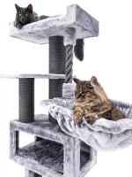 Ansamblu pentru pisici Petrebels Cat Tree Parklane 175 Grey (431361) imaginea #5 — magazin online Desire.md