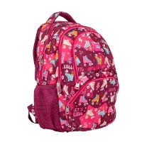 Rucsac școlar Milan Roller Pink 25L (624604RL) imaginea #2 — magazin online Desire.md