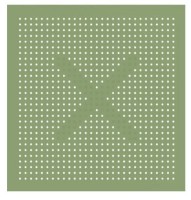 Садовый стол Rainbow RITA SILVA H Fixed Green фото №2 — интернет-магазин Desire.md