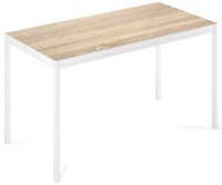 Masa de birou MobiCasa Brevity Loft 67x140 Sonoma/White imaginea #3 — magazin online Desire.md