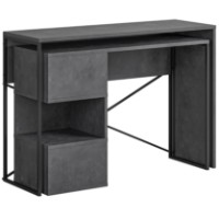 Masa de birou Showdeko Badau Multi Purpose Desk Retro Grey imaginea #4 — magazin online Desire.md