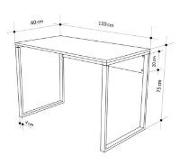 Masa de birou Showdeko Inna Lotus imaginea #3 — magazin online Desire.md