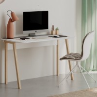 Masa de birou Showdeko Luton White/Retro Grey imaginea #3 — magazin online Desire.md