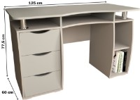 Masa de birou Yasen Смарт Cashmere/Grey Lava imaginea #2 — magazin online Desire.md