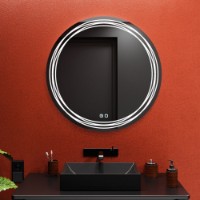 Oglindă baie Bayro Folk 700x700 Led Touch (118944)