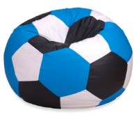 Fotoliu puf BeanBag Ares L Blue/White/Black