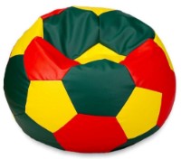 Fotoliu puf BeanBag Ares L Green/Red/Yellow