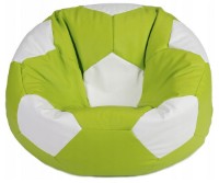 Fotoliu puf BeanBag Ares L Green/White