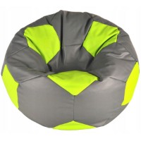 Fotoliu puf BeanBag Ares L Grey/Green