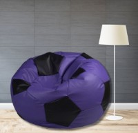 Fotoliu puf BeanBag Ares L Purple/Black imaginea #2 — magazin online Desire.md