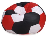 Fotoliu puf BeanBag Ares L Red/White/Black