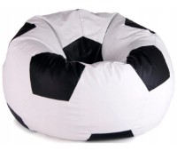 Fotoliu puf BeanBag Ares L White/Black