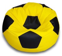 Fotoliu puf BeanBag Ares L Yellow/Black