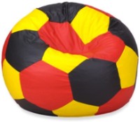 Fotoliu puf BeanBag Ares L Yellow/Black/Red