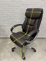 Scaun de birou ART Sigma HB Brown imaginea #5 — magazin online Desire.md