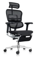 Scaun de birou Comfort T-168-B1 5D-L Ergohuman Elite 2 Legrest Black imaginea #3 — magazin online Desire.md