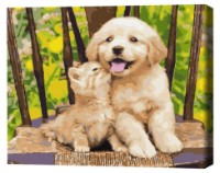 Tablou pe numere Brushme Micii prieteni (RBS39280FC) imaginea #1 — magazin online Desire.md