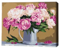 Картина по номерам Brushme Натюрморт с пионами (RBS29775FC) фото №1 — интернет-магазин Desire.md