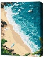 Картина по номерам Brushme Остров мечты (RBS54239FC) фото №1 — интернет-магазин Desire.md