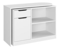 Письменный стол Компанит Комод-стол 2 1060 Нимфея Альба фото №2 — интернет-магазин Desire.md