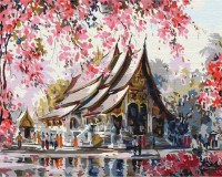 Tablou pe numere Brushme Templu thailandez (RBS3259FC) imaginea #1 — magazin online Desire.md