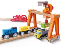 Детский набор дорога Hape Lift & Load Harbor Set (E3791) фото №4 — интернет-магазин Desire.md