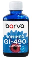 Контейнер с чернилами Barva Canon GI-490 Cyan 180ml (G490-504)